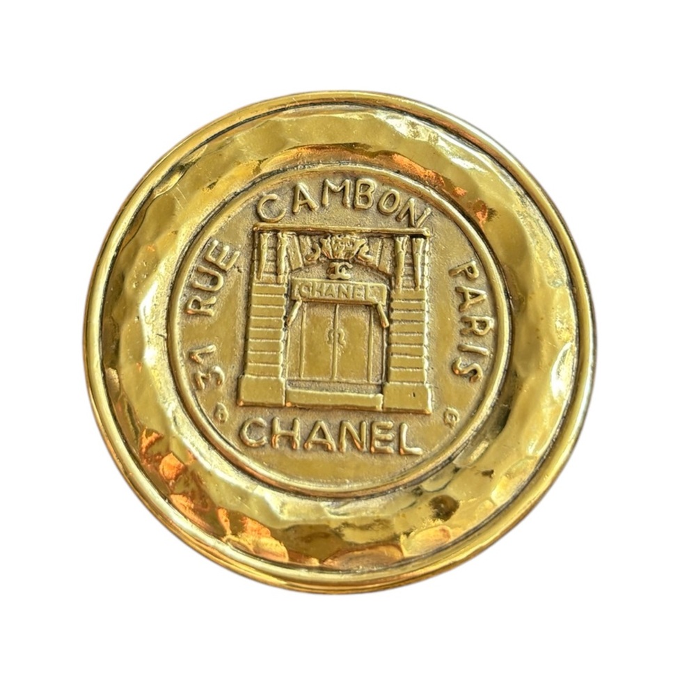 Chanel Gold Brooch
